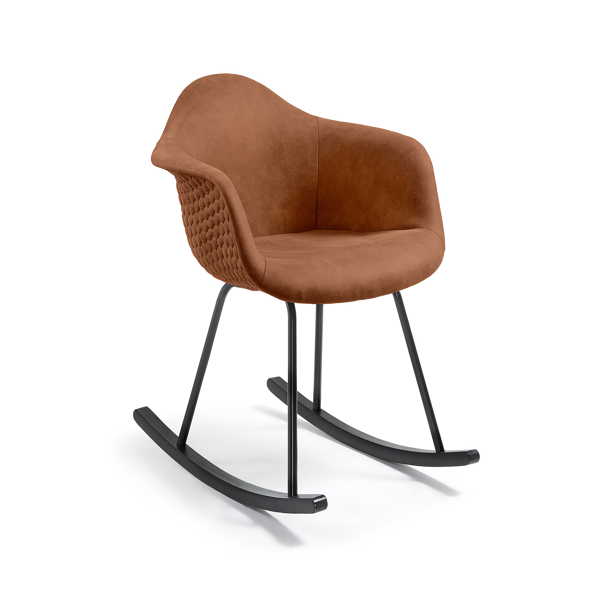 Chaise à bascule bois noir KENNA  Richard SA